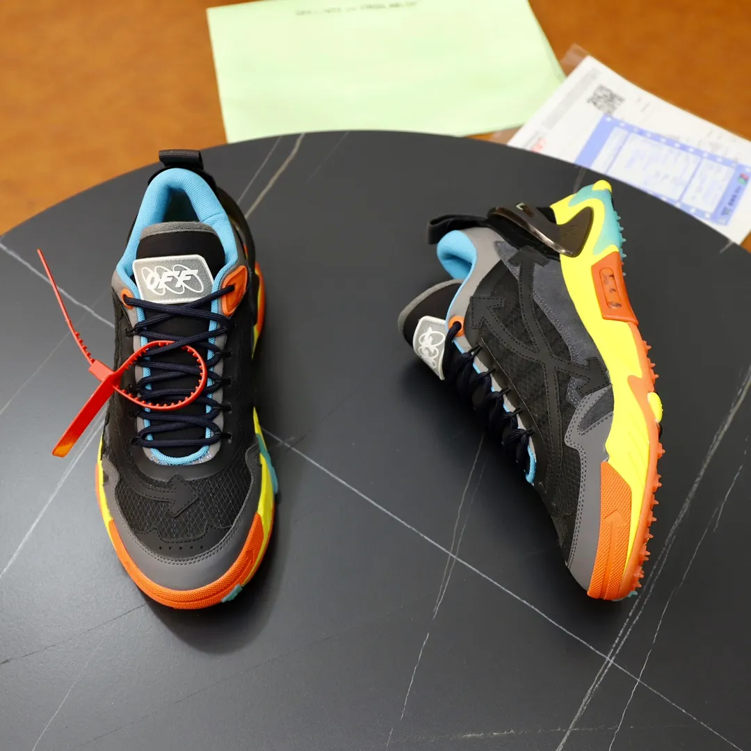 Men's shoes: 330💶[off-white]👫 Original one-to-one replica, high-end quality🥳The latest model has not been listed on the official website yet, the top version. Fabric: Imported open-edge beaded laminated leather Lining: Imported breathable mesh Outsole: Original foam soft, light and wear-resistant Imported TPU combination sole Male 38-44 (customized at 45)